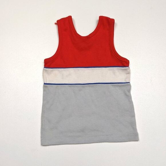Vintage Triple Play Tank Top Boys Size 2T Baseball - Picture 2 of 3